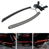 HOGWORKZ&reg; Smoked TrueFire&trade; Saddlebag Bottom LED Lights for Harley&reg; Touring kit