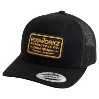 HOGWORKZ® Detroit Classic Snapback Hat | Black