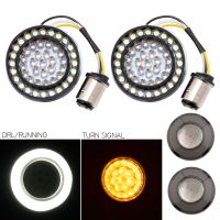 HOGWORKZ® HALOMAKER® LED Front Turn Signals for Harley-Davidson® 1157 Base with Bullet Lens 