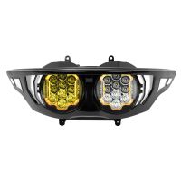 HOGWORKZ&reg; Sabertooth Performance LED Headlight for Harley&reg; Road Glide '23.5 front