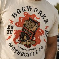 HOGWORKZ&reg; Smoke 'Em If You Got 'Em T-Shirt | Off White