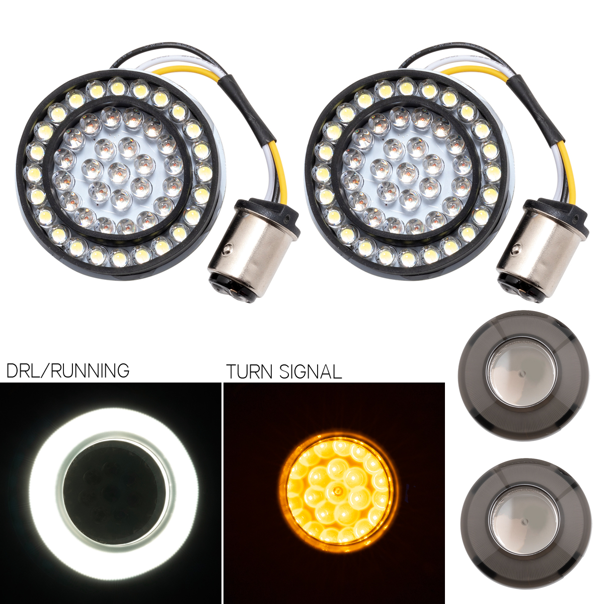 yuri　BK HALOMAKER® LED 1157 Front Turn Signals for Harley-Davidson